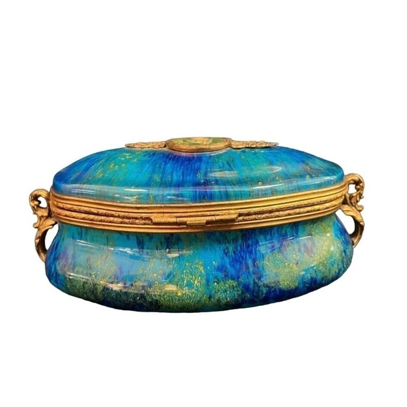 Antique Sevres Paul Milet Porcelain Dresser Box - Picture 4 of 5